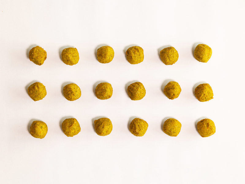 Bio Karotten Erbsen Hafer Bällchen