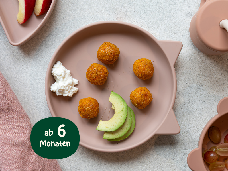 Bio Süßkartoffel Karotten Bällchen