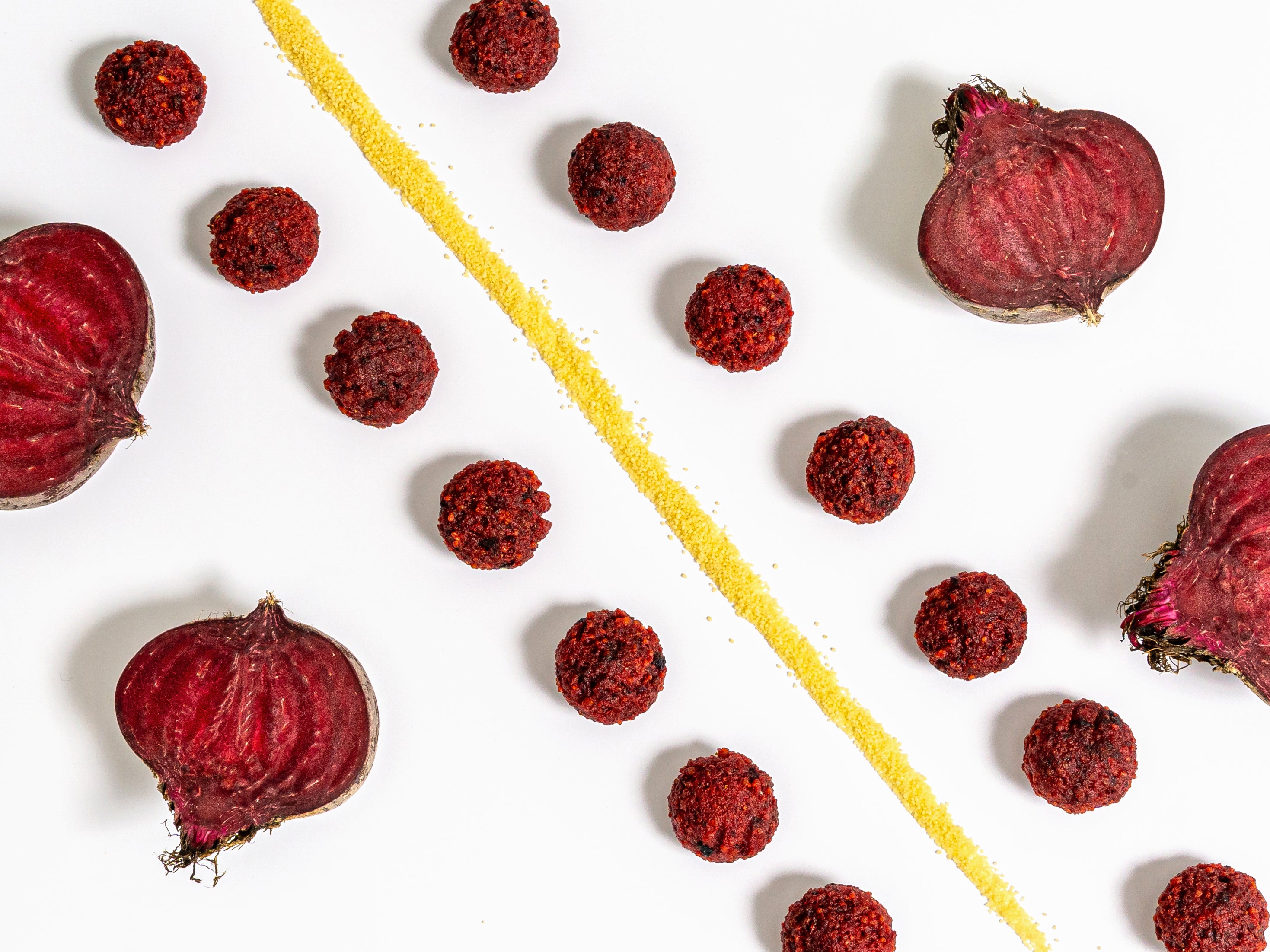 breifreie Rote Bete Couscous Bällchen für Babys ab 8 Monaten mit Couscous und roter Beete