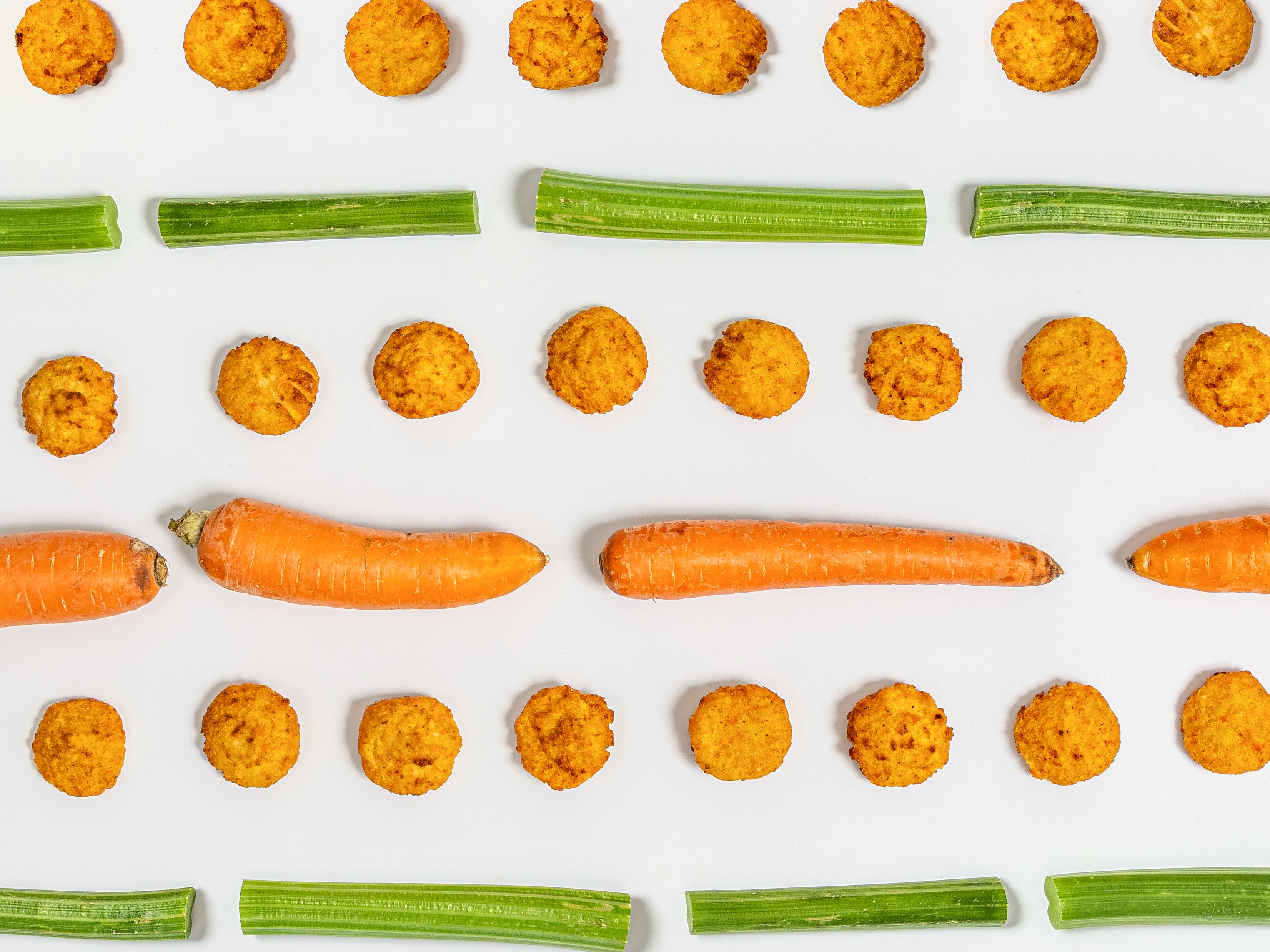 breifreie Gemüse Kartoffel Karotte Bällchen für Babys ab 8 Monaten mit Karotte und Sellerie