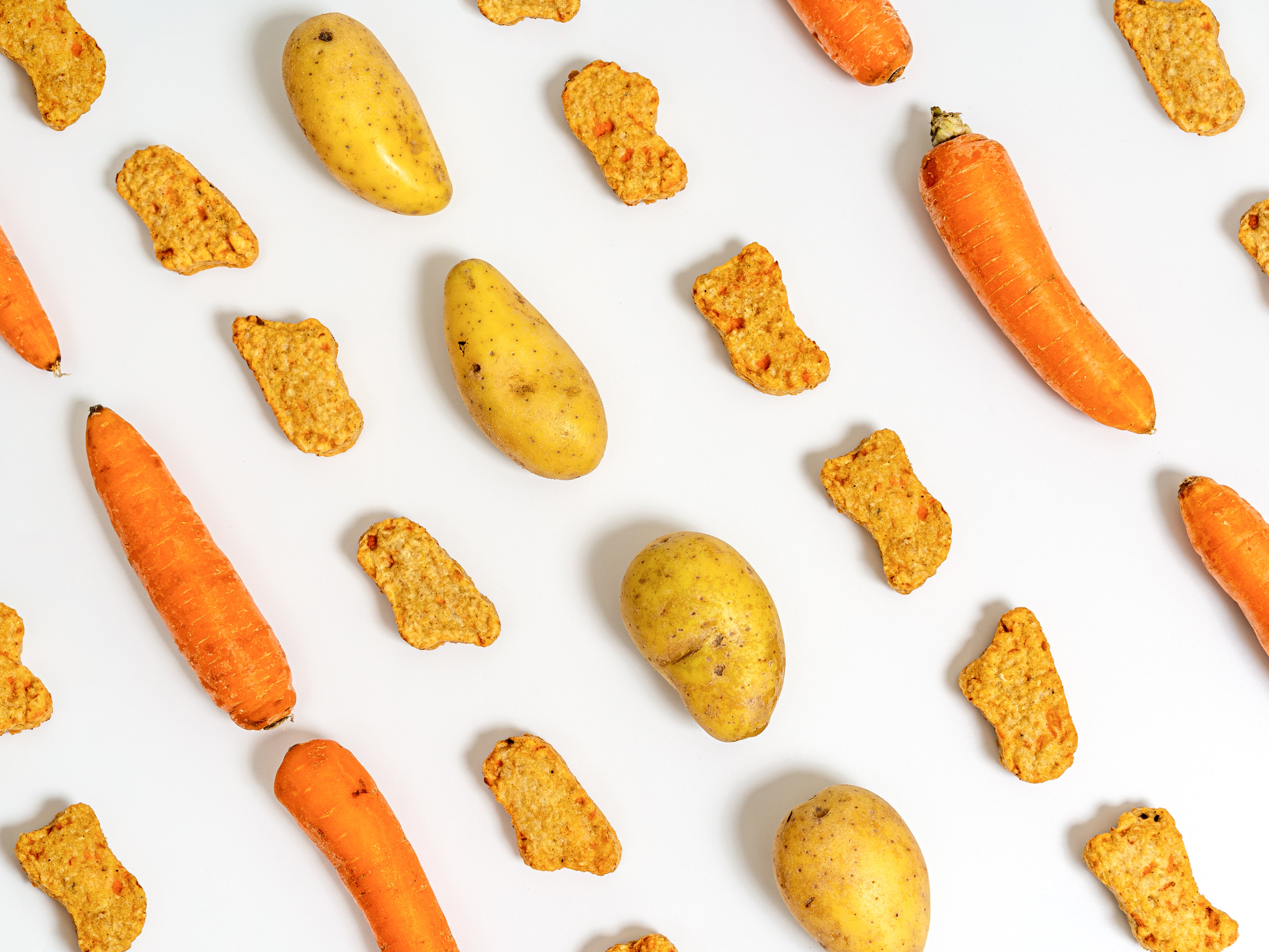 breifreie Gemüse Kartoffel Karotte Nuggets für Babys ab 18 Monaten mit Kartoffel und Karotte