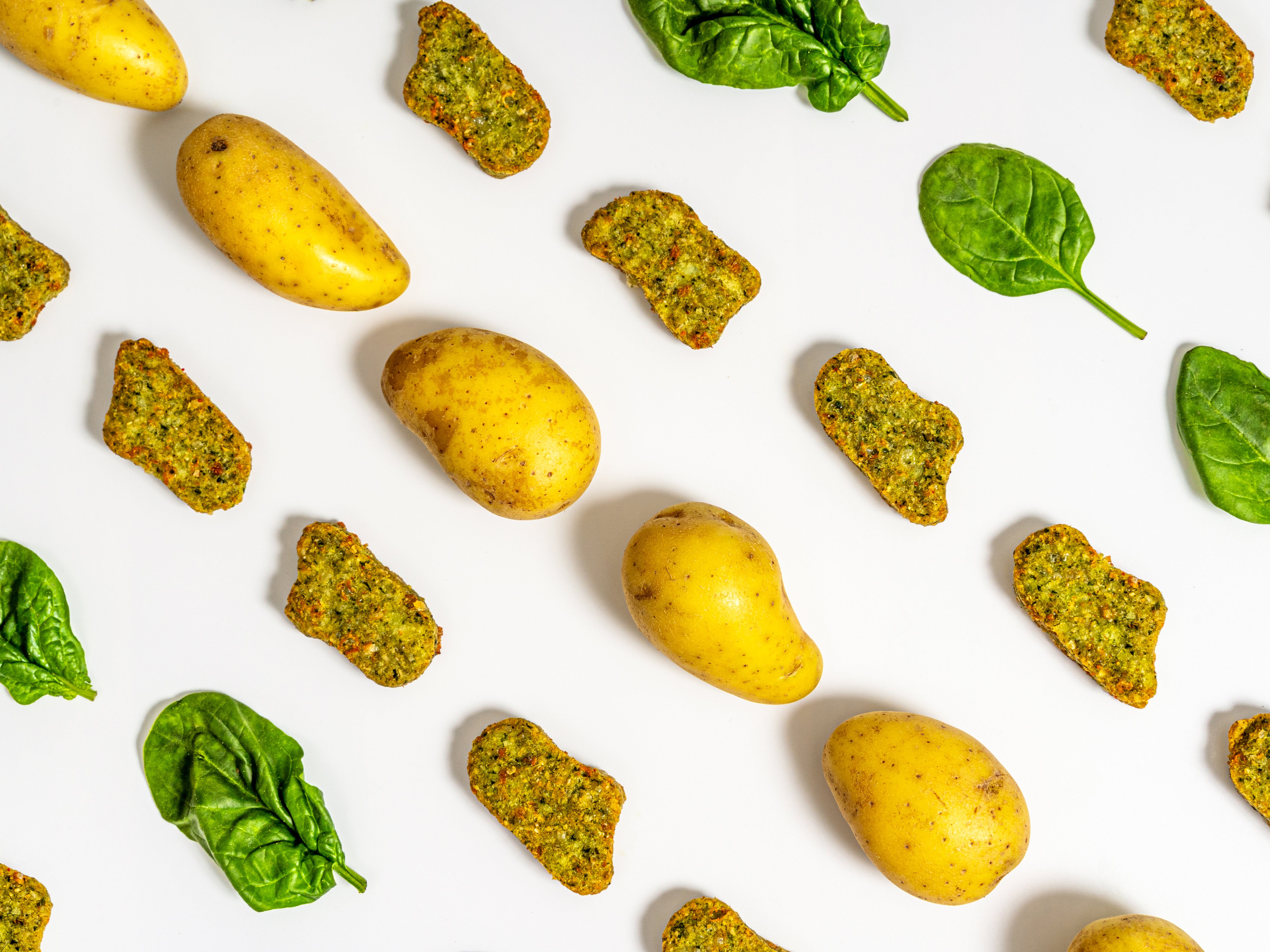 breifreie Gemüse Spinat Käse Nuggets für Babys ab 18 Monaten mit Spinat und Kartoffel